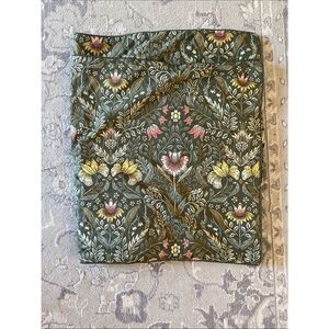 IKEA KÄRRDUNÖRT Olive Green Floral Pillowcases